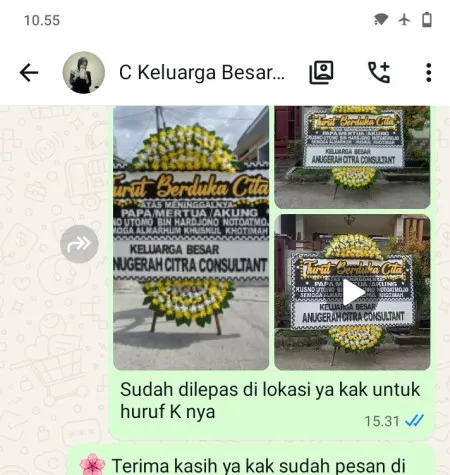 Pengiriman Papan Bunga Duka Kertaraharja Banyusari